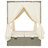 Outdoor metal frame rattan weave daybed-378081798-378081799