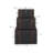 Cobb Wood and Fabric 3 Piece Trunk Set