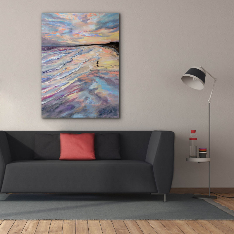 «Sunset Strip» par Jeanette Vertentes, art mural sur toile, H 54 po x l 40 po x P 1,5 po