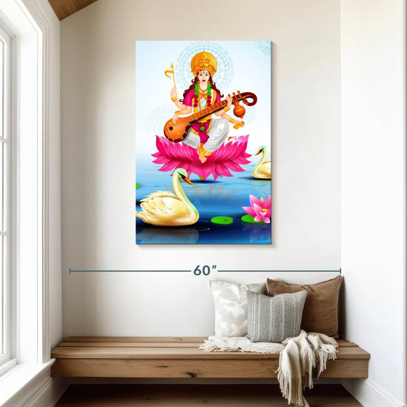 Adella Saraswati, 45" H x 30" W