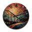 Horloge murale en bois massif Mareld-128701850