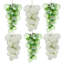 Pearl Grape Cluster Ornament, 9 Inches