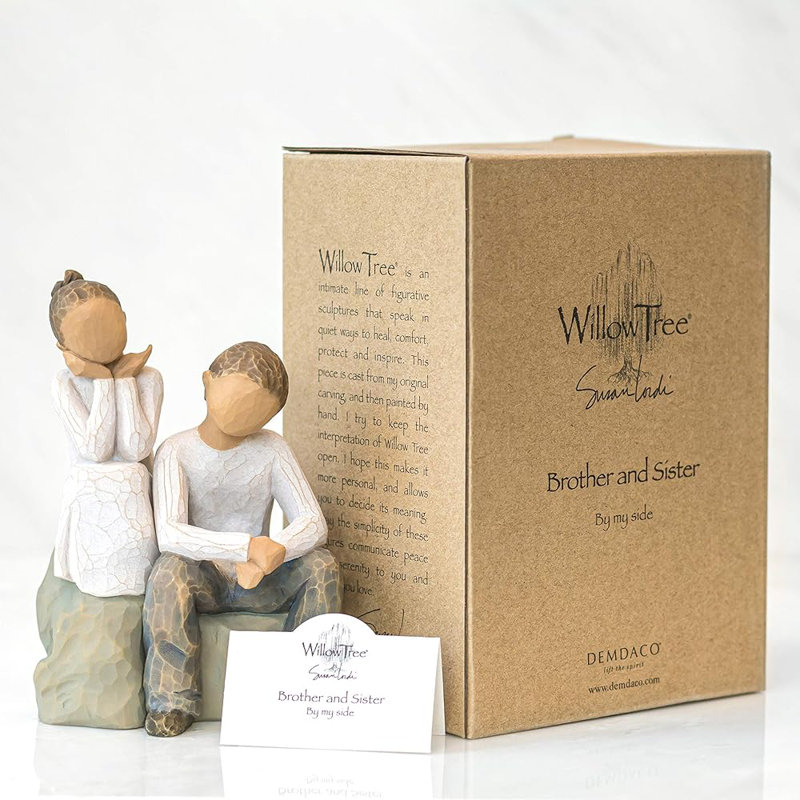 Willow Tree Brother and Sister, Gift to Reflect Friendship Between Siblings