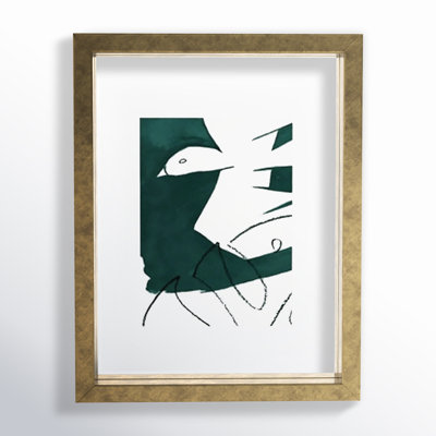 Cosima Gold Wood Floater Picture Frame