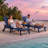 Outdoor Lounge Chair Set of 2 with 5-Position Adjustable, Pool Lounge Chair with Portable Wheels, Cup Holder, HDPE Tanning Chair for Outside, Poolside, Patio-1615306785-1615306797