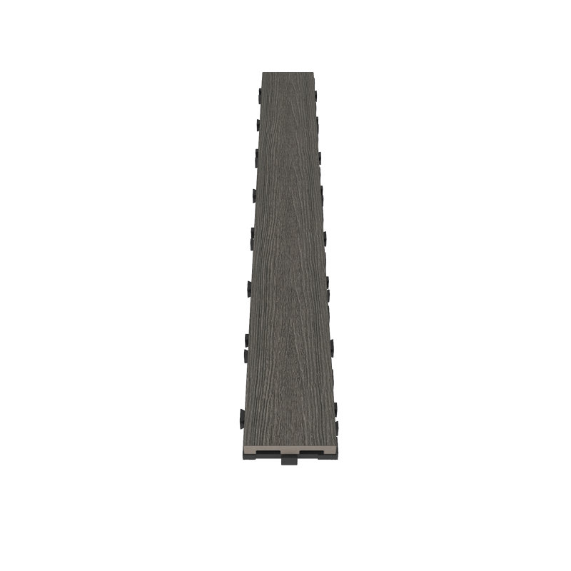 Carreau de terrasse à lattes simple en composite argenté gris argenté 3 "x 24" UltraShield Naturale, Gris argenté argentin