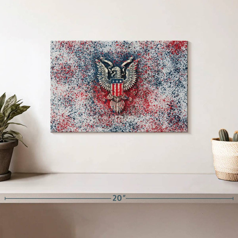 Lelar American Eagle Insignia, 8" H x 12" W