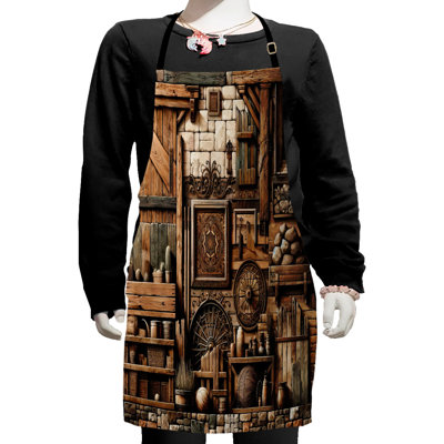 No Pattern Bib Apron