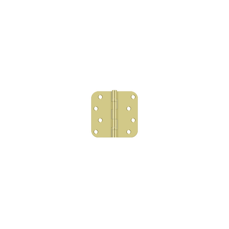 64'' x 64'' Steel Surface Mount Hinge, Polished Brass