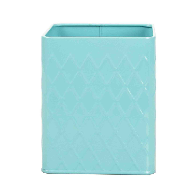 Metal Square Utensil Crock