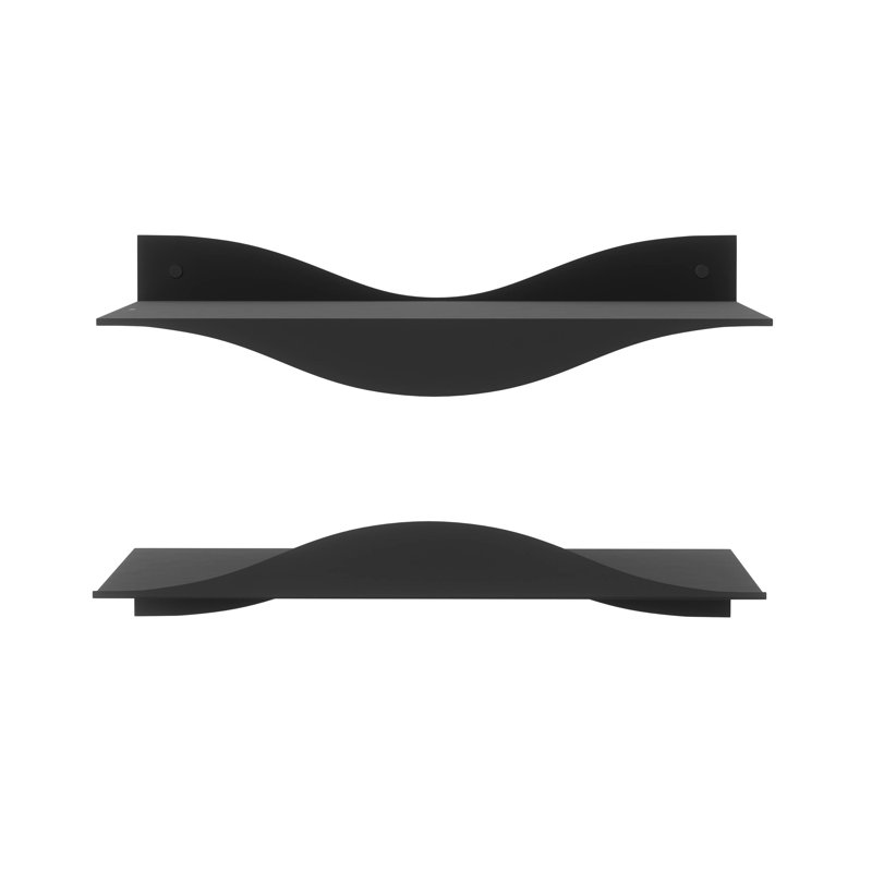 SURF SHELVES (SET OF 2) SAND, Black
