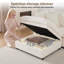 Canapé modulaire surdimensionné rembourré de duvet avec repose-pieds-1224478889