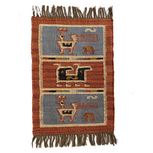 Southwestern Flatweave 60cm X 90cm Area Rug