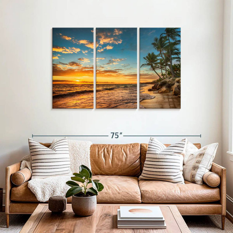 Sunset Gillard Scene, 36" H x 57" W