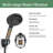 13'' High Pressure 5-Spray Rainfall Shower Head,With 10-Mode Handheld Spray, 20 Stage Shower Filter, 12'' Adjustable Extension Arm, 71'' Hose-120201368