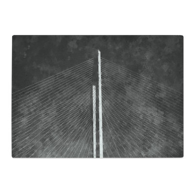 Zolotoy Most Bridge in Russia Painting Chopping Board