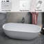 Baignoire de trempage autoportante 59 po. X 29,5 po.-88310473