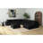Mykal Modular Ottoman in Steno Black-71866290