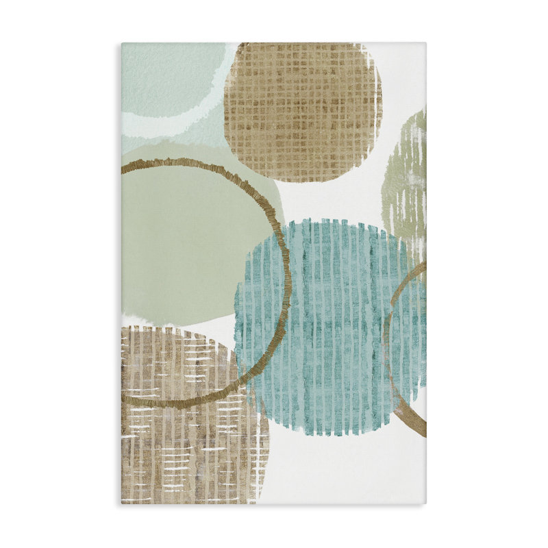 Good Times Ahead Shapes Canvas by Flora Kouta, 36" H x 24" W