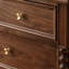Buffet de rangement à tiroirs entièrement en bois massif-868991296