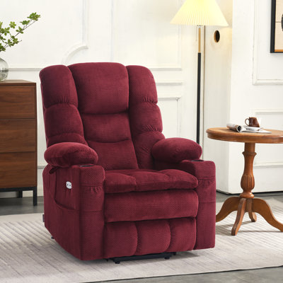 Oyd Large Dual Motor Power Recliner Lift Chair with Massage and Dual Heating, Adjustable Headrest, Infinite Position