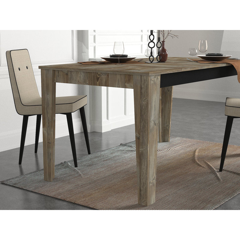 Arnfinn 57" 6 Persons Dining Table, Khaki