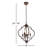 Guarino 4-Light Dimmable Geometric Chandelier-1703757161-1703757162