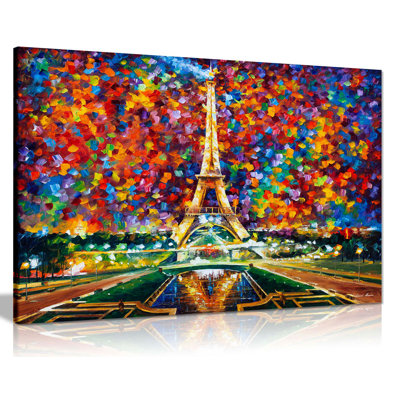 Paris Of My Dreams by Leonid Afremov - Wrapped Canvas Painting