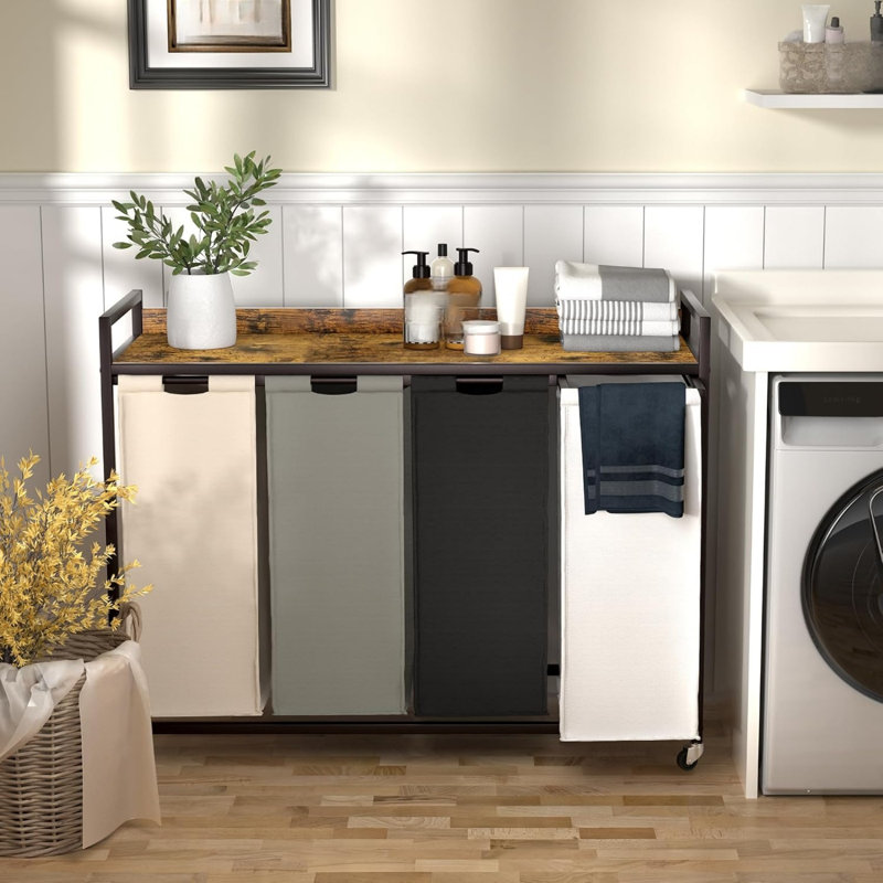 MDF Laundry Cart