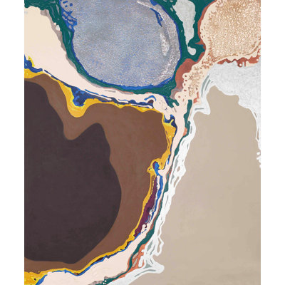 Trisect # 2 - Peinture sur toile à cadre flottant