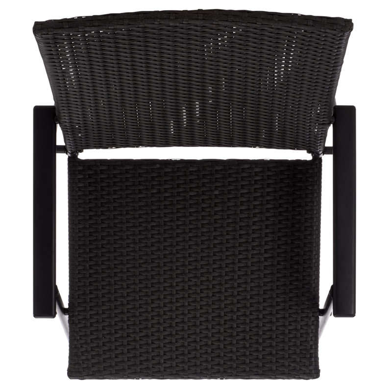 Simon Folding Chair Set Of 2, Black