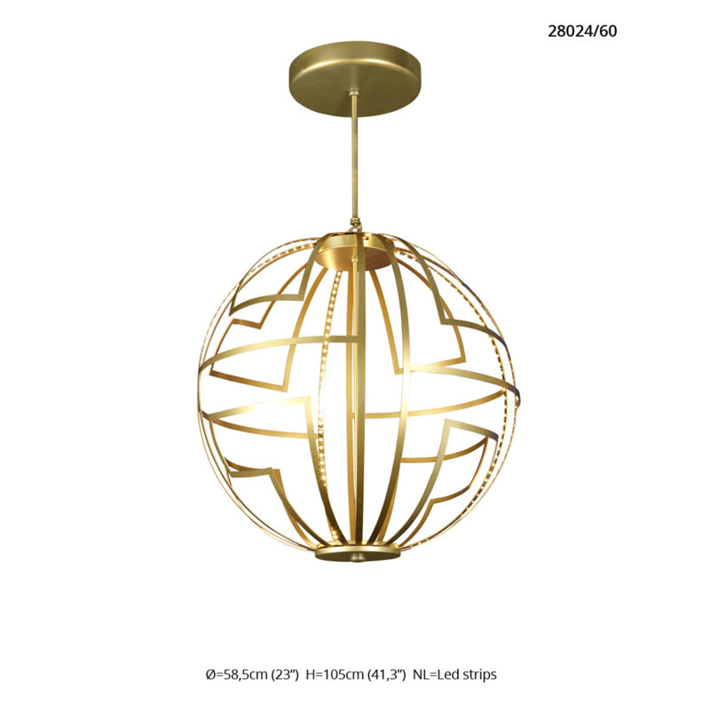 3-Light LED Ceiling Fan Globe Light Kit