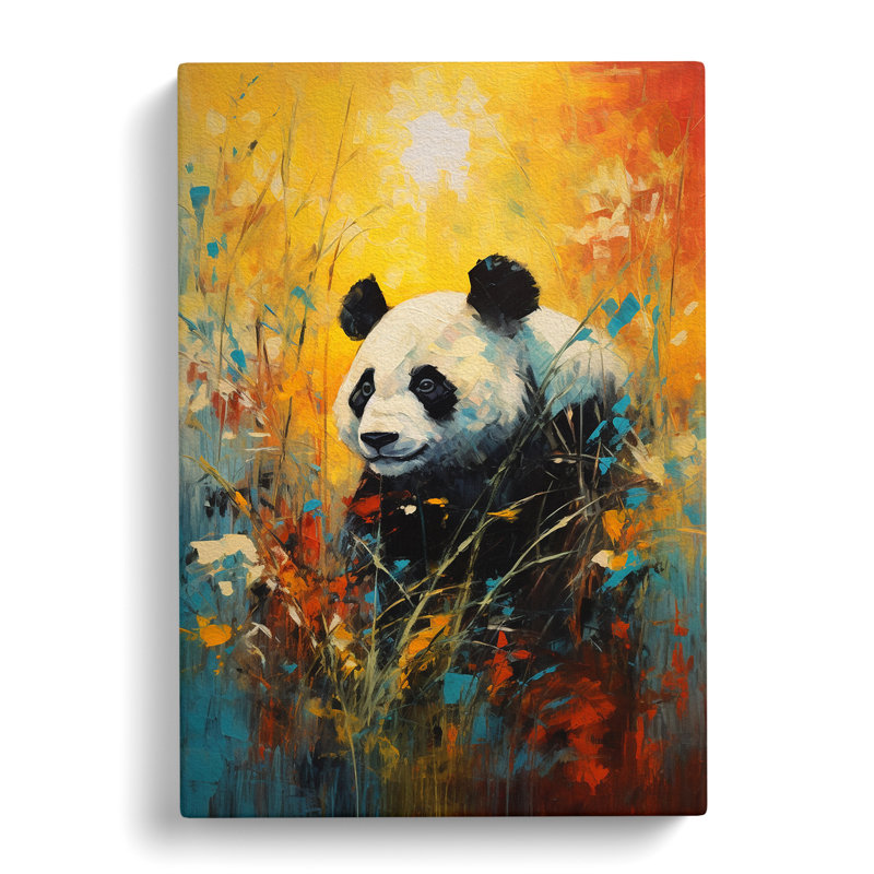 Panda Expressionism - Print, 50cm H x 35cm W x 3cm D