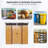 6Ft X 5Ft Outdoor Metal Storage With Transparent Plate And Foundation For Backyard Garden Patio-121499216
