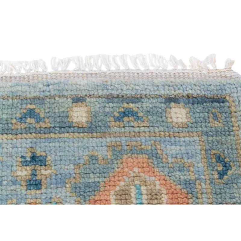 Hand Knotted Wool Oriental Area Rug, Rectangle 9' x 12'