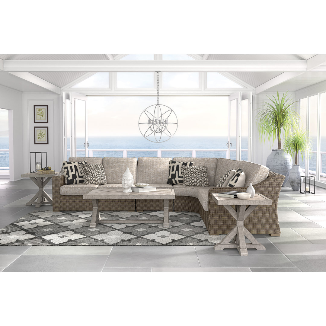Gilchrist - Person Patio Conversation Sets with Cushions Rosecliff Heights