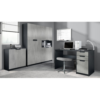 Mazeppa 3 Piece Writing Desk Office Set