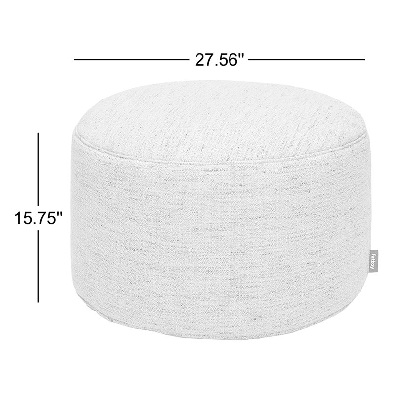Point Large Mingle Pouf, Marble