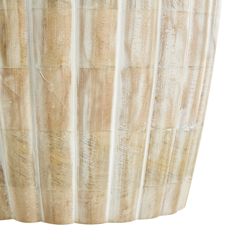 11'' Mango Wood Table Vase