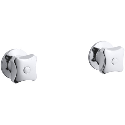 Garniture de valve murale Triton avec poignées standard, nécessite une valve