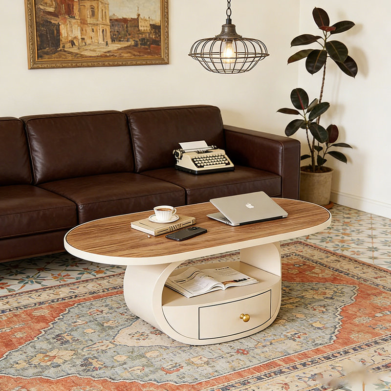 Rue, 15,74 po H x 39,37 po L x 21,65 po l, Brun, Bois