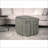Ottoman Fabric Pouf 16x16x16, for Living Room/Bedroom | Teal Blue Fabric