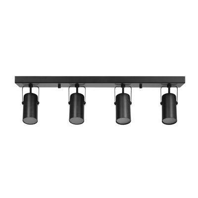 24'' 4 -Light Fixed Track Lighting Track Kit with Dimmable and Adjustable Head