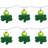 10 Light St. Patrick Clover String Light