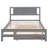 Full Size Platform Bed With Adjustable Trundle
