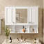 35"x 28" Wall Mounted Bathroom Storage Cabinet-1445869238
