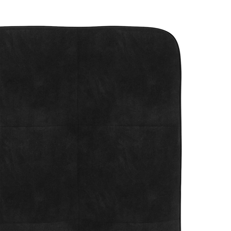  2 chaises de salle à manger en velours noir