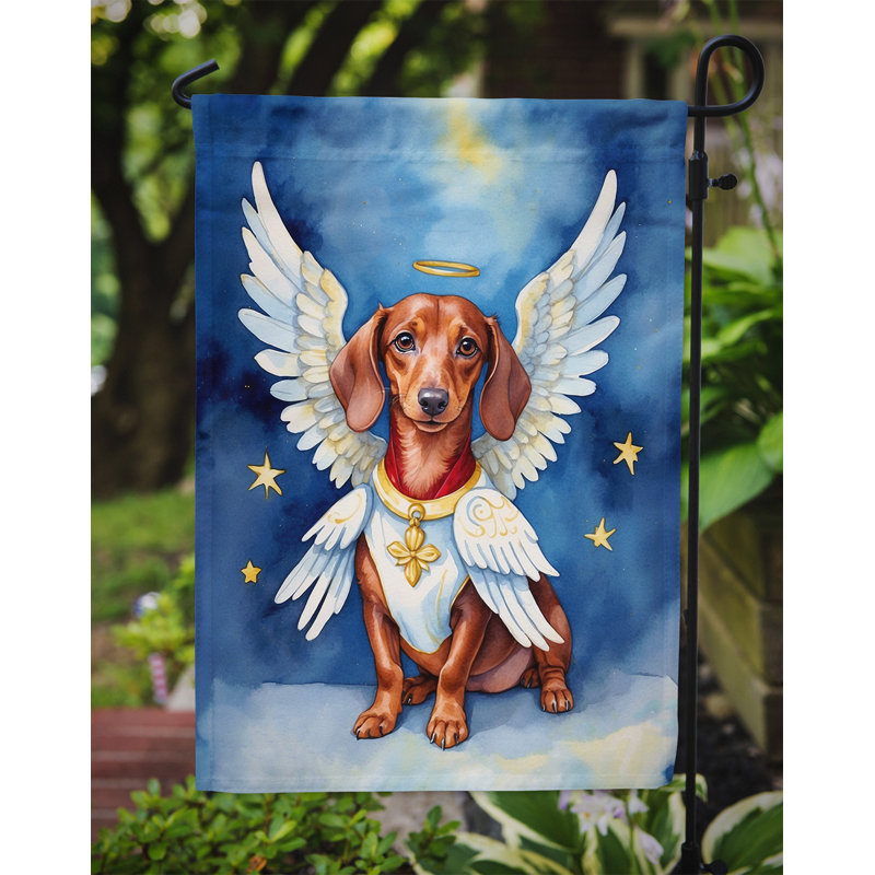 Dachshund My Angel Garden - drapeau