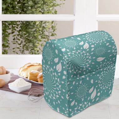 Turquoise/White Stand Mixer Cover East Urban Home