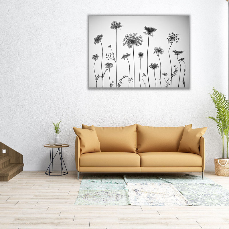 Vache persil - reproduction d'art sur toile, H 18 po x l 24 po